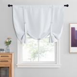 Roman Shades Valance Tie Up Balloon Curtain Blind with Lock by NICETOWN （ 1 Panel ）