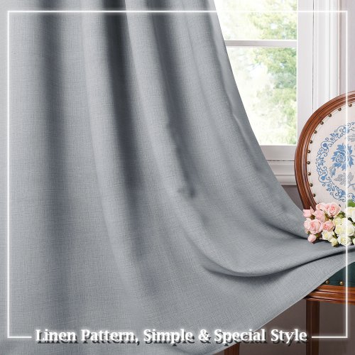 Us 35 5 Room Darkening Faux Woven Pattern Window Curtain