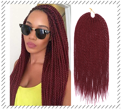 Us 6 99 Dairess 18 Inches Senegalese Twist Crochet Hair Braids