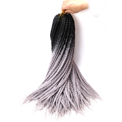 Us 7 99 Dairess Ombre Box Braids Crochet Hair Extensions 22inches 10stands Synthetic Crochet Braids Hair Extensions Kanekalon Box Braids Crochet Braiding Hair Black Purple Blue M Dairess Com