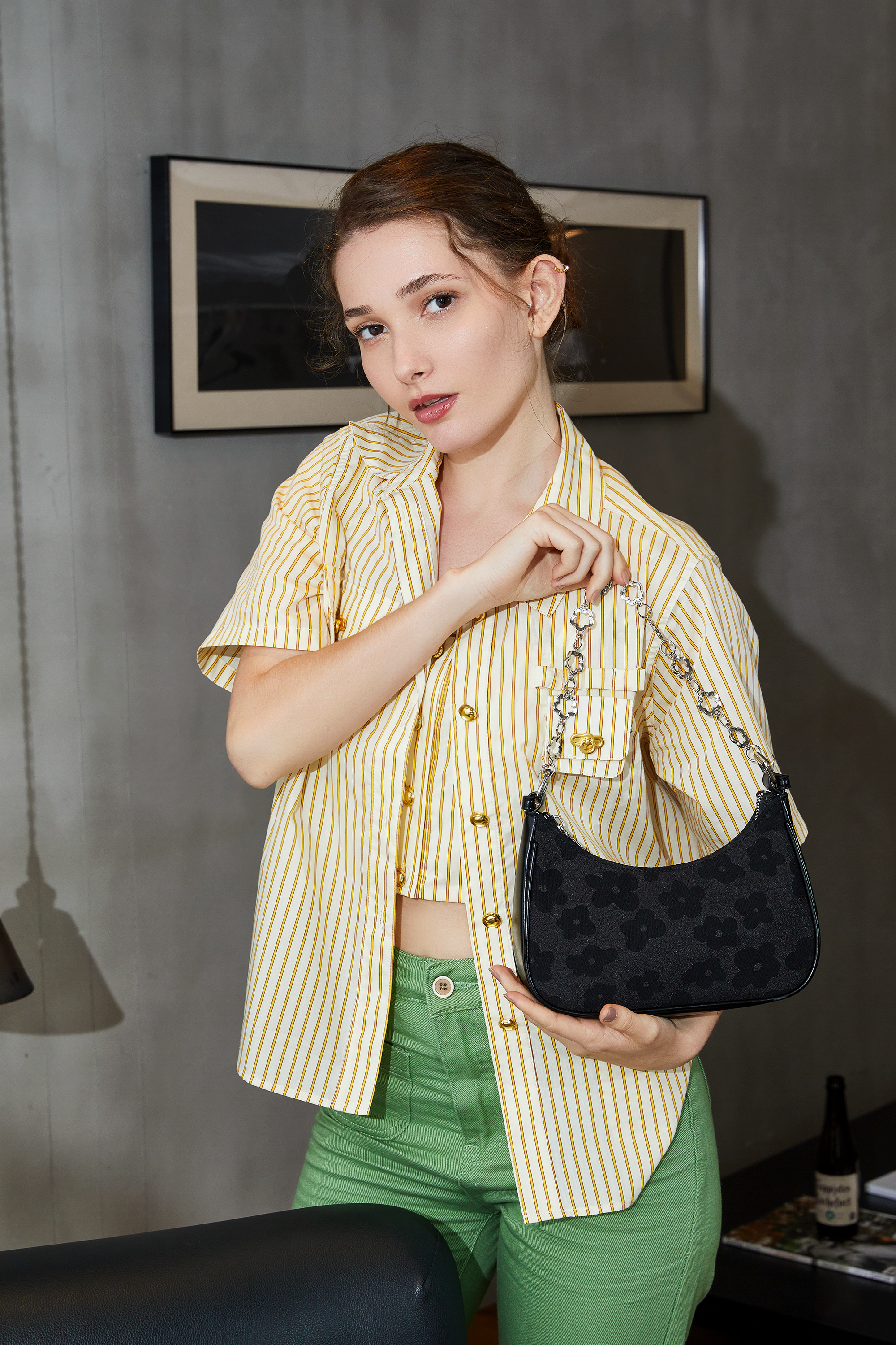 US 49.00 JANE KLAIN new Korean fashion niche design versatile