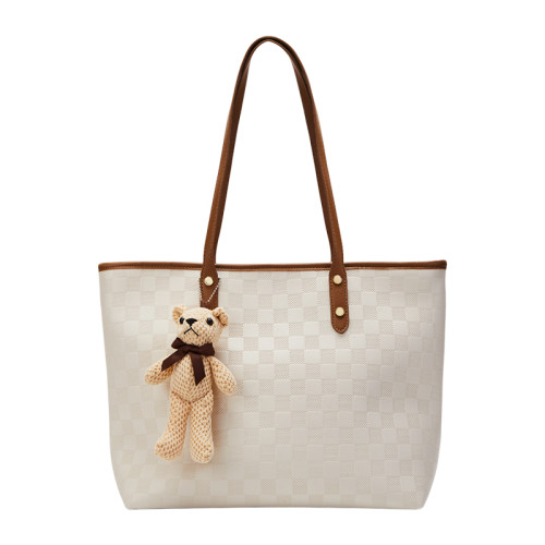 JANE KLAIN Plaid fashion commuter bag