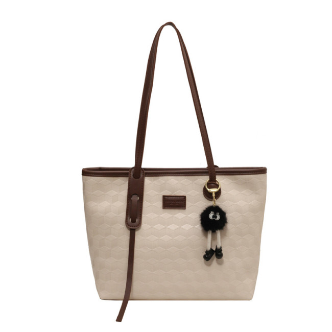 JANE KLAIN Fashionable Lingge Trendy Casual Yang Barometer Plaid Versatile One Shoulder Commuter Tote Women's Bag