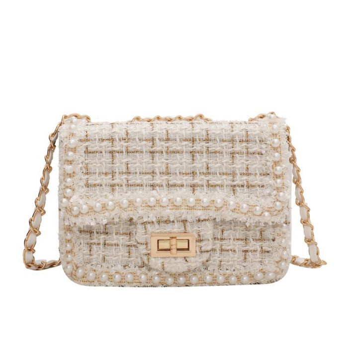 JANE KLAIN Pearl small fragrant bag