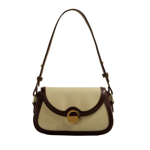 JANE KLAIN Retro Contrast Underarm Bag New French Advanced Texture Middle Ages One Shoulder Crossbody Small Square Bag