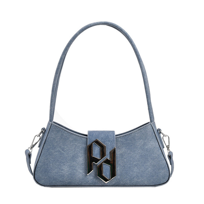 JANE KLAIN new texture, niche temperament, and high-end French style baguette carry underarm shoulder bag