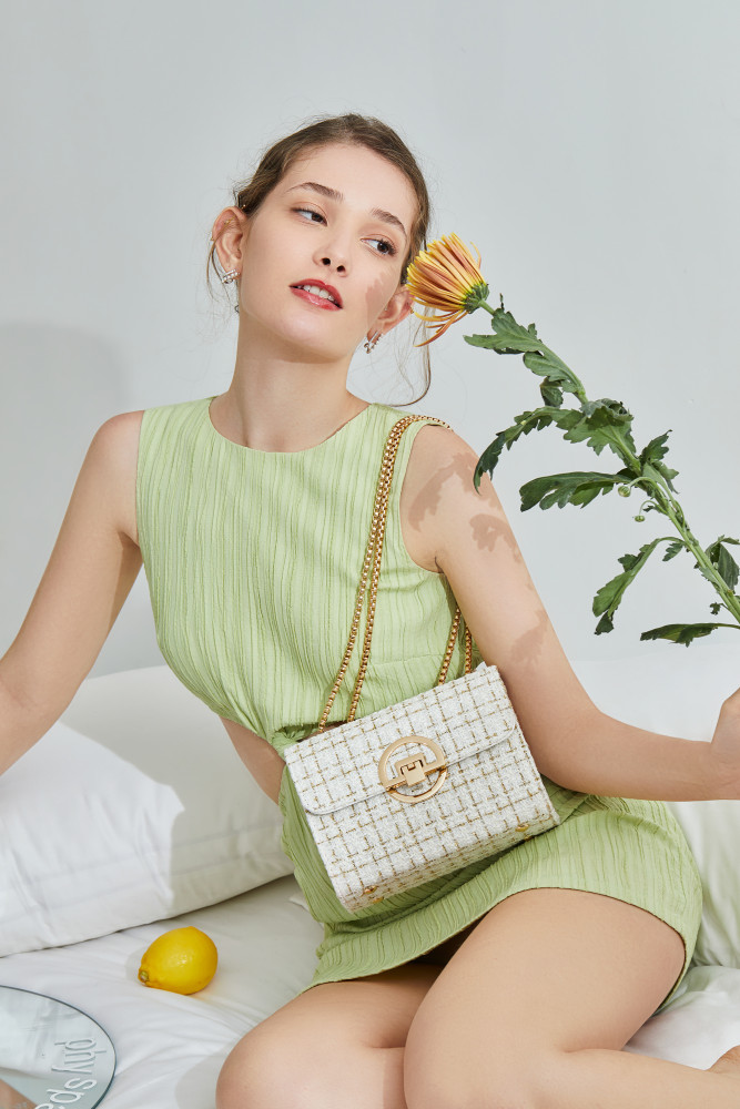 JANE KLAIN Xiaoxiangfeng Japanese and Korean niche design sweet and versatile small square bag, single shoulder crossbody bag