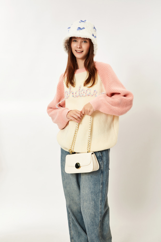 JANE KLAIN French niche design, high-end texture, trendy and exquisite chain single shoulder crossbody bag