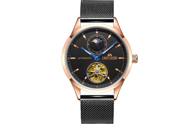 LIBER AEDON ultra-thin mesh mechanical men's watch
