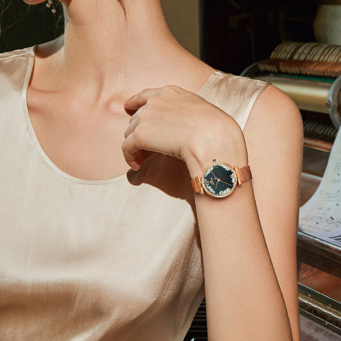  LIBER AEDON Daisy Fashion Light Luxury Versatile Women's Watch