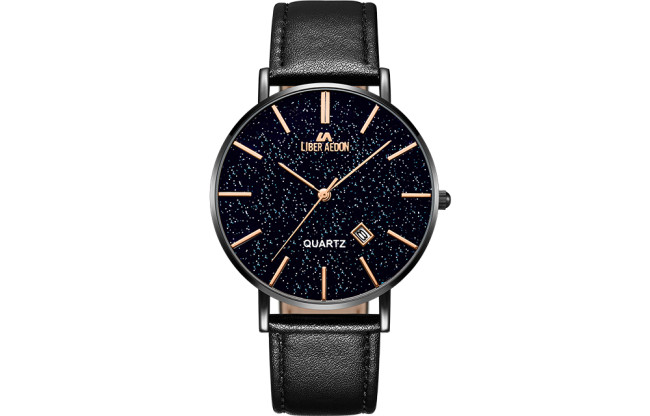 LIBER AEDON minimalist, fashionable, retro and versatile ultra-thin quartz men's watch