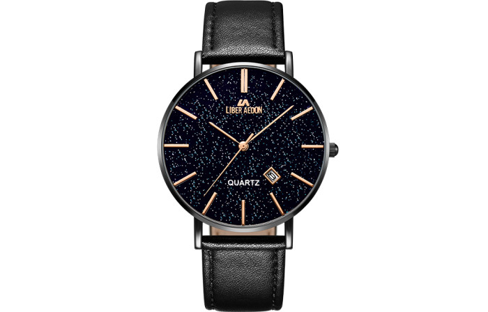 LIBER AEDON minimalist, fashionable, retro and versatile ultra-thin quartz men's watch