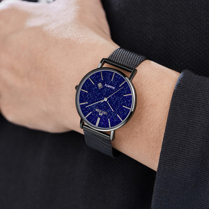 LIBER AEDON Fashion Trend Starry Sky Large dial Casual Men's Watch