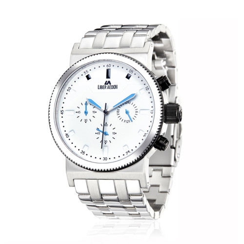 LIBER AEDON Three Eyes Multi functional Quartz Watch Men's Business Waterproof Watch