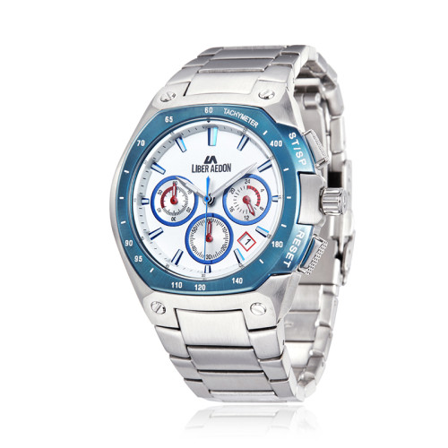 LIBER AEDON Men's Fashion Waterproof Sports Watch Quartz White