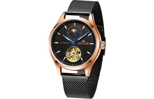 LIBER AEDON ultra-thin mesh mechanical men's watch