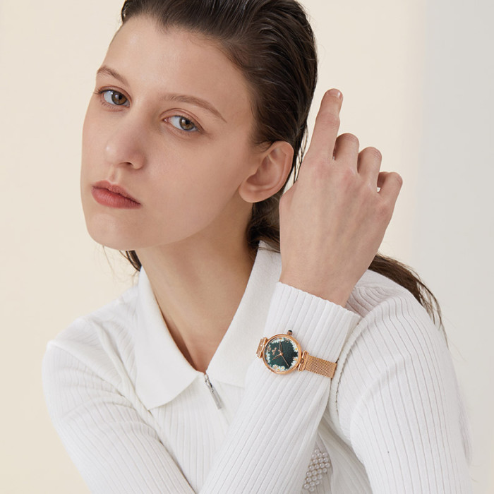 LIBER AEDON Daisy Fashion Light Luxury Versatile Women's Watch