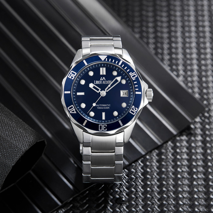 LIBER AEDON Waterproof Fashion Business Men's Watch