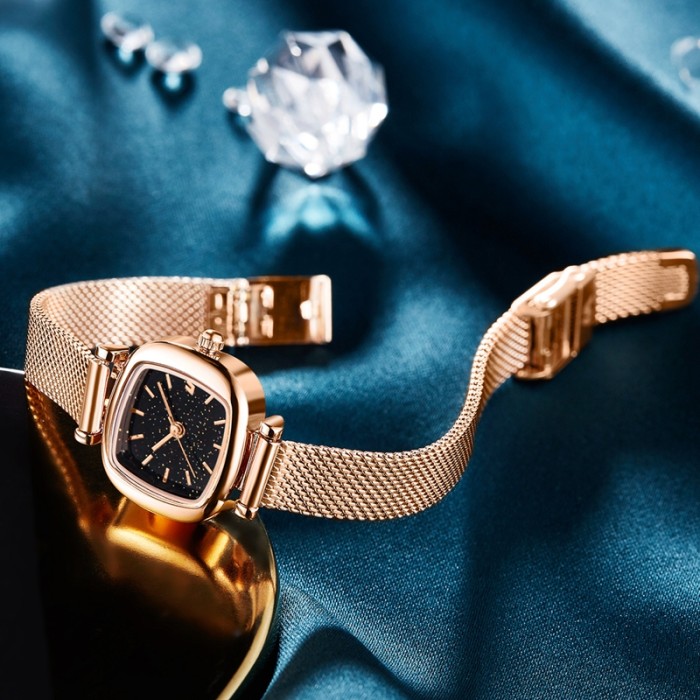 LIBER AEDON Fashion Versatile Small Square Women's Watch