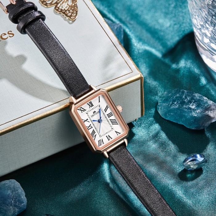 LIBER AEDON Fashion and Versatile Small Square Watch Women's Watch
