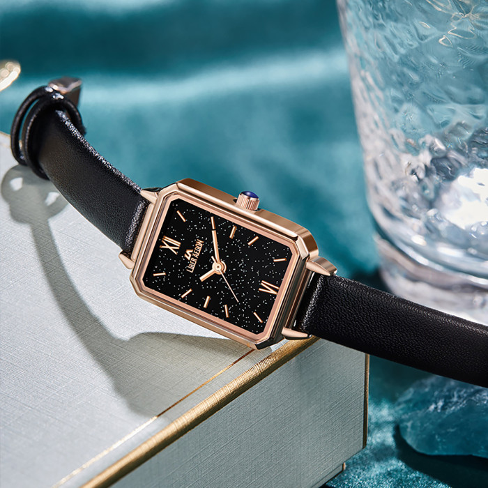 LIBER AEDON Fashion Trend Versatile Casual Small Square Watch Women's Watch