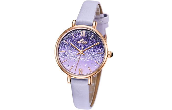 LIBER AEDON Fantasy Purple Personality Women's Watch