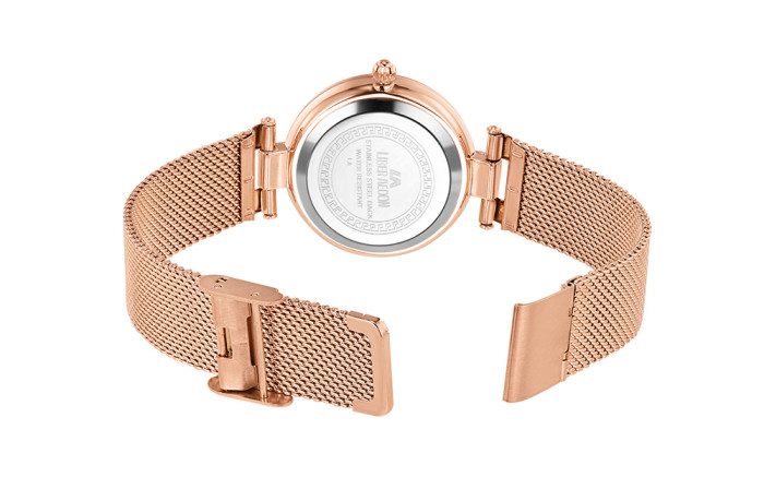 LIBER AEDON Full Sky Star minimalist and fashionable quartz gold dial women's watch