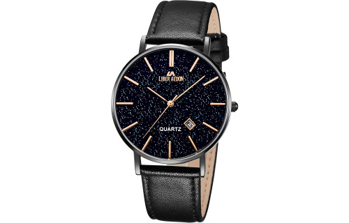 LIBER AEDON minimalist, fashionable, retro and versatile ultra-thin quartz men's watch