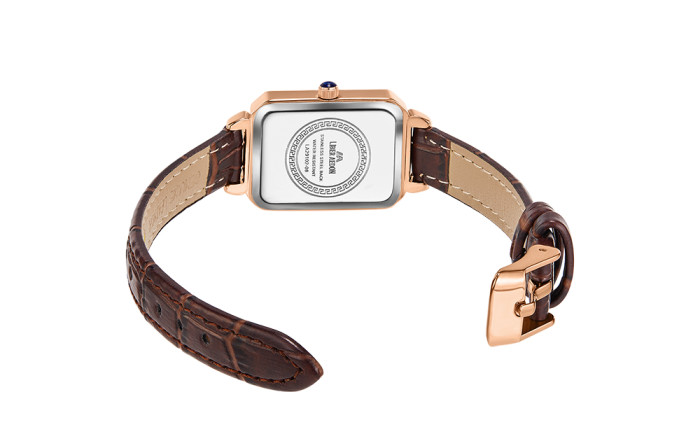 LIBER AEDON Retro Luxury Women's Small Square Watch