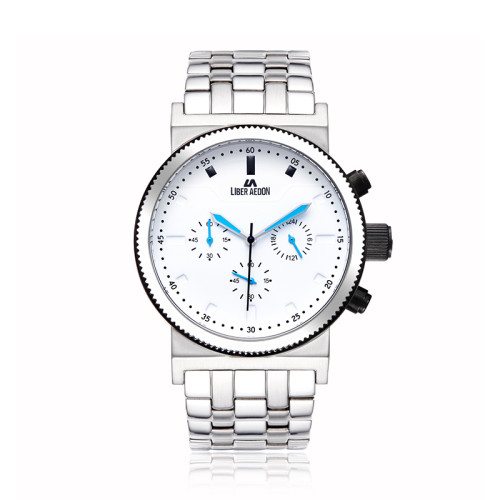 LIBER AEDON Three Eyes Multi functional Quartz Watch Men's Business Waterproof Watch