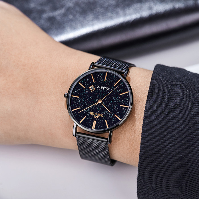 LIBER AEDON Retro Versatile Ultra Thin Large dial Men's Watch
