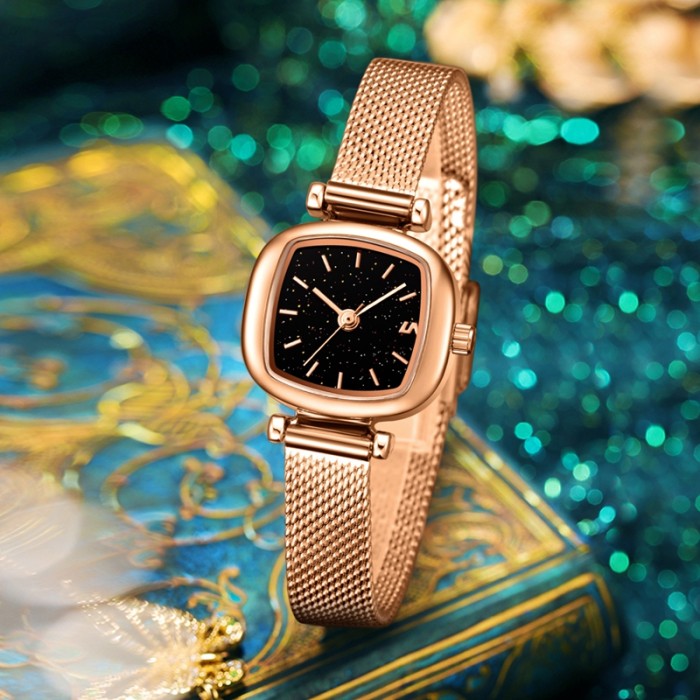 LIBER AEDON Fashion Versatile Small Square Women's Watch