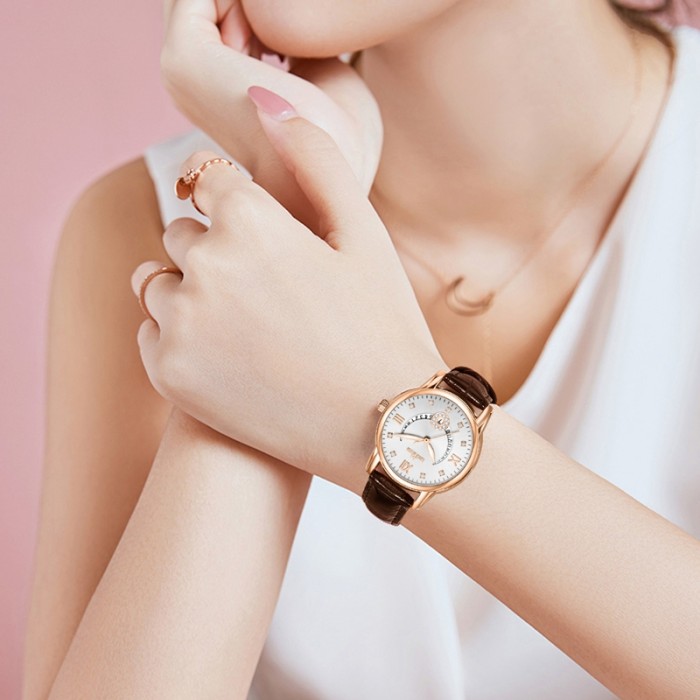 LIBER AEDON Fashion Versatile Diamonds Women's Watch