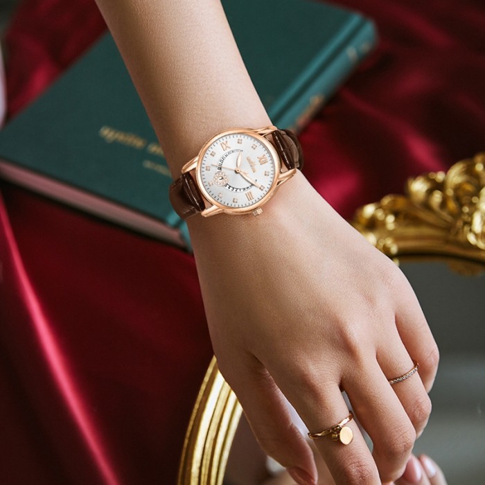 LIBER AEDON Fashion Versatile Diamonds Women's Watch
