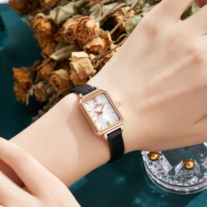 LIBER AEDON Fashion Trend Versatile Casual Beimu Plate Small Square Watch Women's Watch