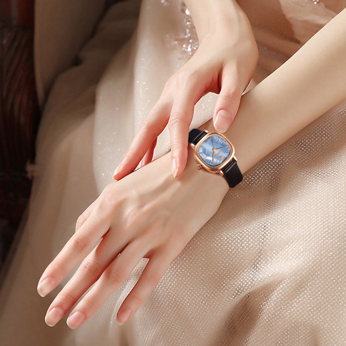 LIBER AEDON Retro Small Square Ins Light Luxury Women's Watch