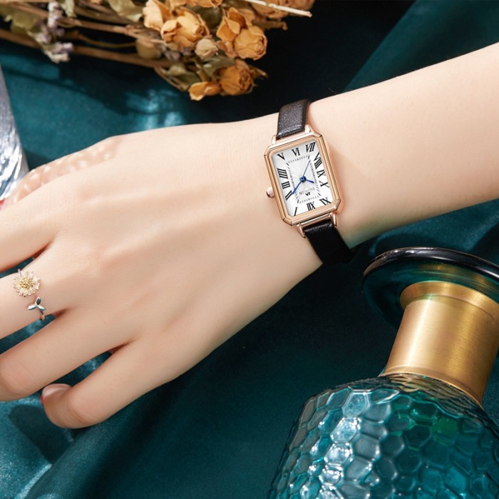 LIBER AEDON Fashion and Versatile Small Square Watch Women's Watch