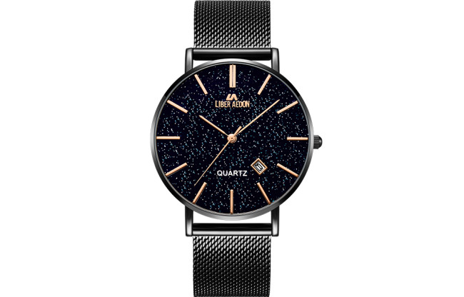 LIBER AEDON Retro Versatile Ultra Thin Large dial Men's Watch