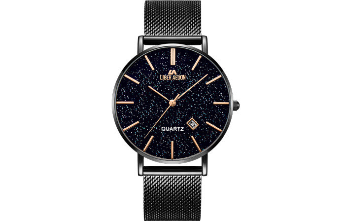 LIBER AEDON Retro Versatile Ultra Thin Large dial Men's Watch