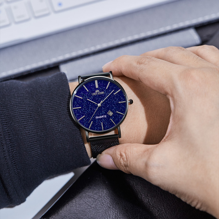 LIBER AEDON Fashion Trend Starry Sky Large dial Casual Men's Watch