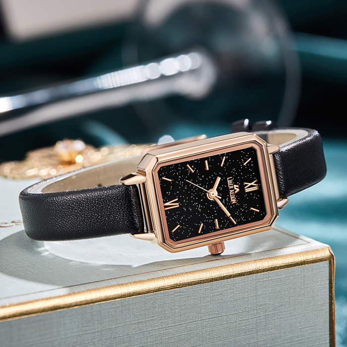 LIBER AEDON Fashion Trend Versatile Casual Small Square Watch Women's Watch