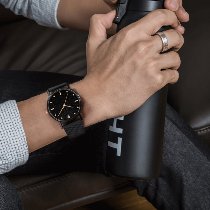 LIBER AEDON Fashion Trend Ultra thin Personalized Simple and High Grade Quartz Men's Watch