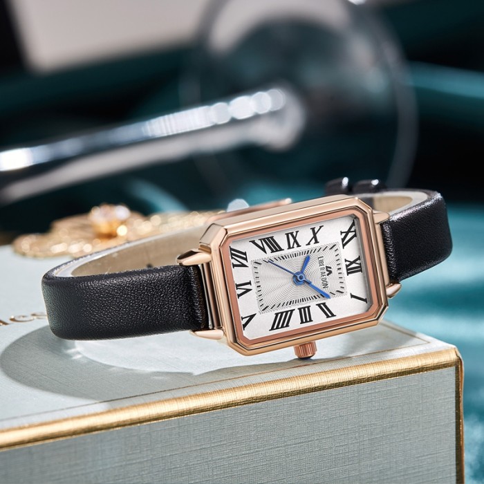 LIBER AEDON Fashion and Versatile Small Square Watch Women's Watch