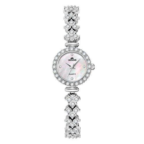 Light Luxury Diamond-Inlaid Shimmering Versatile Ladies' Quartz Movement