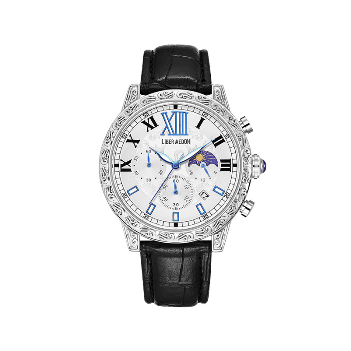 LIBER AEDON Carved Vintage Fashionable Luminous Waterproof Casual Versatile Men's Quartz Watch
