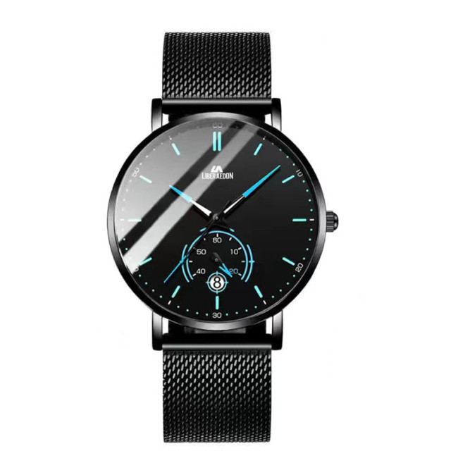 LIBER AEDON Fashionable Trendy Starry Sky Casual Versatile Multi-Functional Luminous Waterproof Student Wristwatch