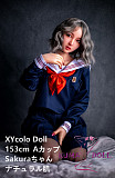 フルシリコン製ラブドール XYcolo Doll 153cm A-cup Sakuraちゃん 材質選択可能