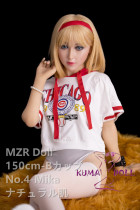 シリコン製頭部+TPEボディ MZR Doll 150cm Mika #4