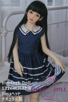 TPE製ラブドール Irontech Doll 132cm バスト平 Tina