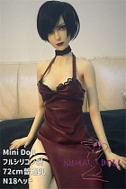 Mini Doll ミニドール 高級シリコン製　セックス可能 N18ヘッド 72cm 軽量化 3.5㎏ 収納が便利（隠しやすい） 使いやすい 普段は鑑賞用 小さいラブドール 女性素体 フィギュア cosplay